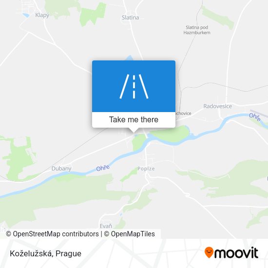 Koželužská map