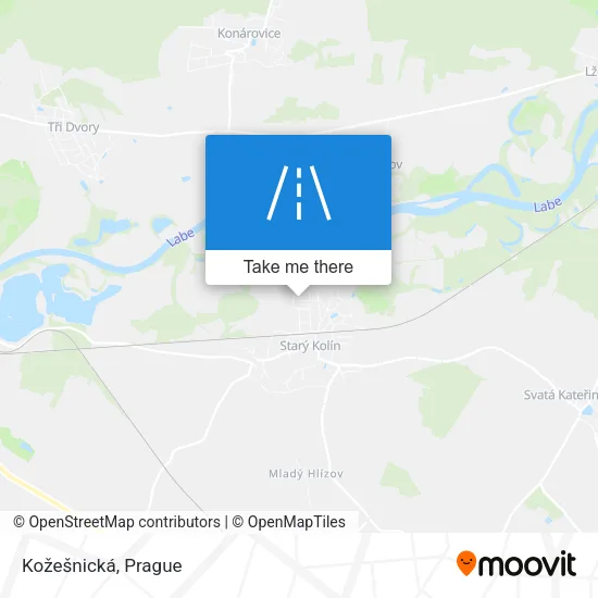 Карта Kožešnická