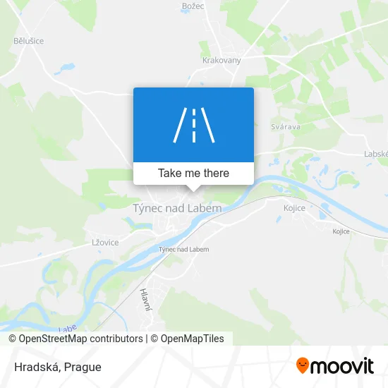 Карта Hradská