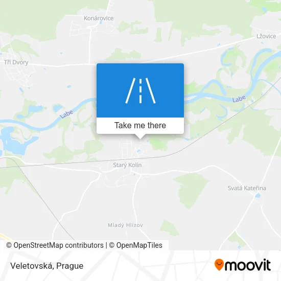Карта Veletovská