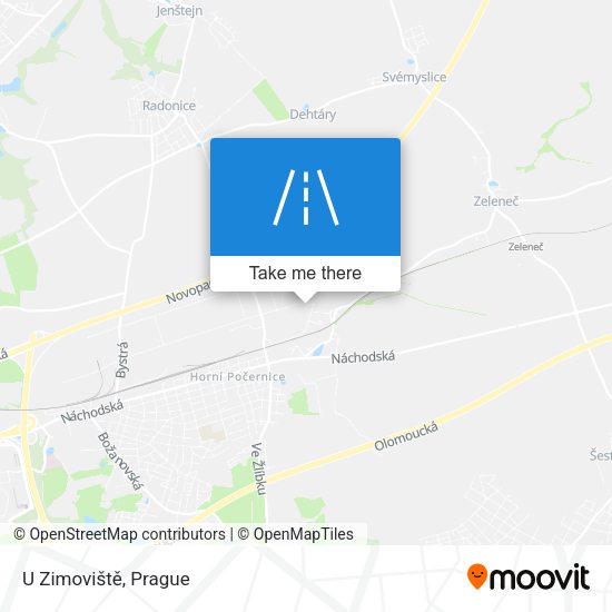 U Zimoviště map