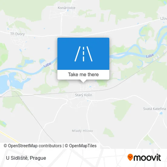 Карта U Sídliště