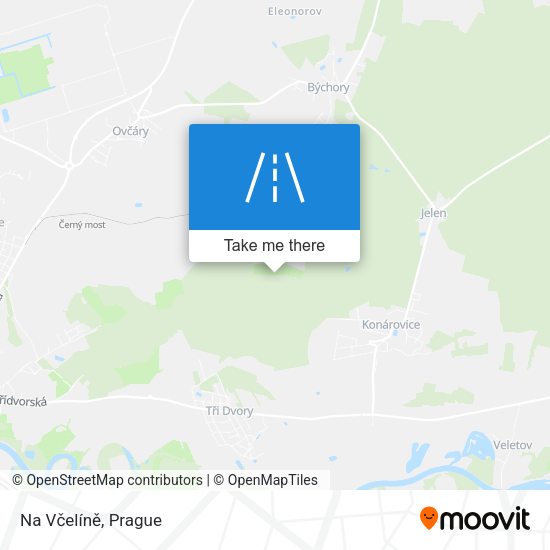 Na Včelíně map