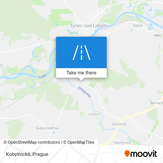 Карта Kobylnická