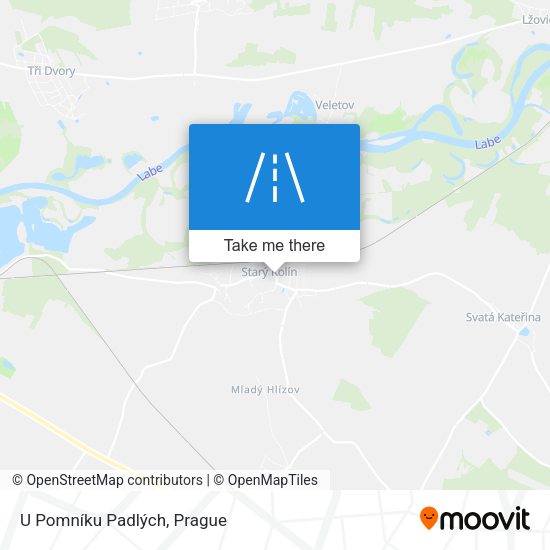 U Pomníku Padlých map