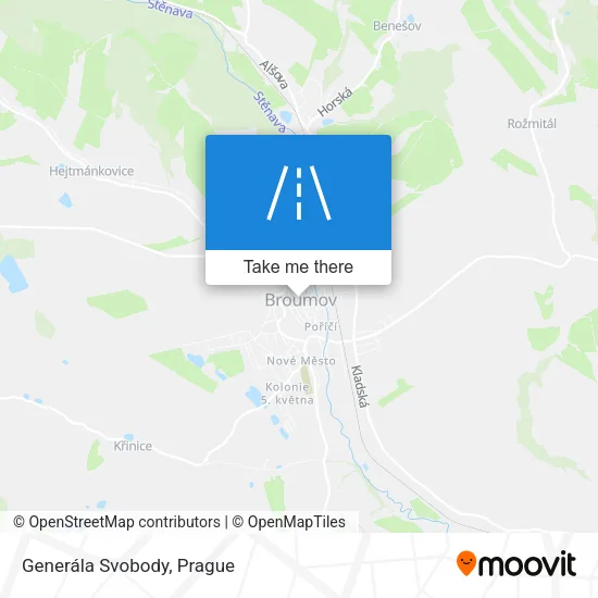 Карта Generála Svobody