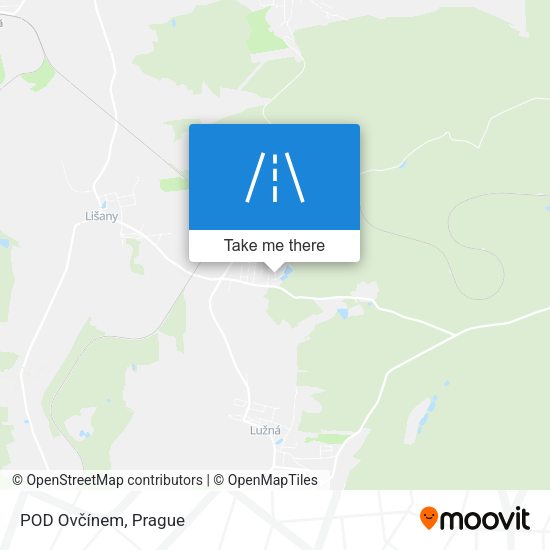POD Ovčínem map