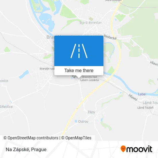 Карта Na Zápské