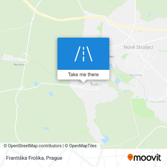 Františka Frolíka map
