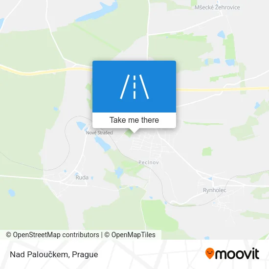 Карта Nad Paloučkem