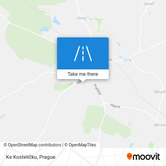 Ke Kostelíčku map