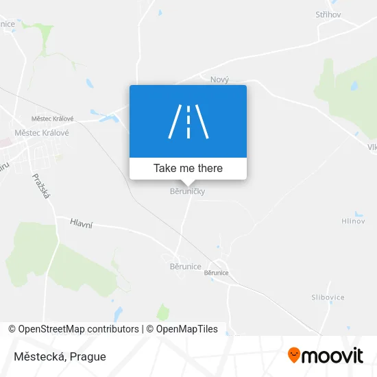 Карта Městecká
