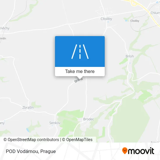 Карта POD Vodárnou