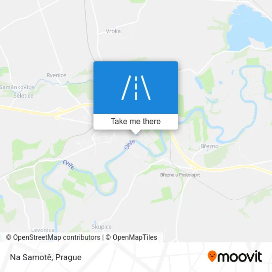Карта Na Samotě
