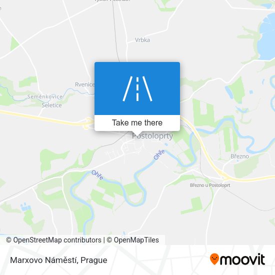 Marxovo Náměstí map
