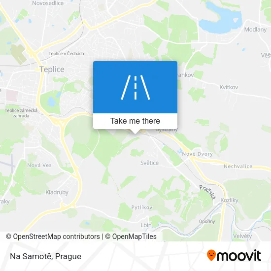 Карта Na Samotě