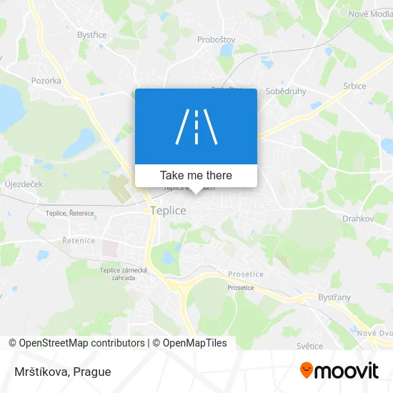 Карта Mrštíkova