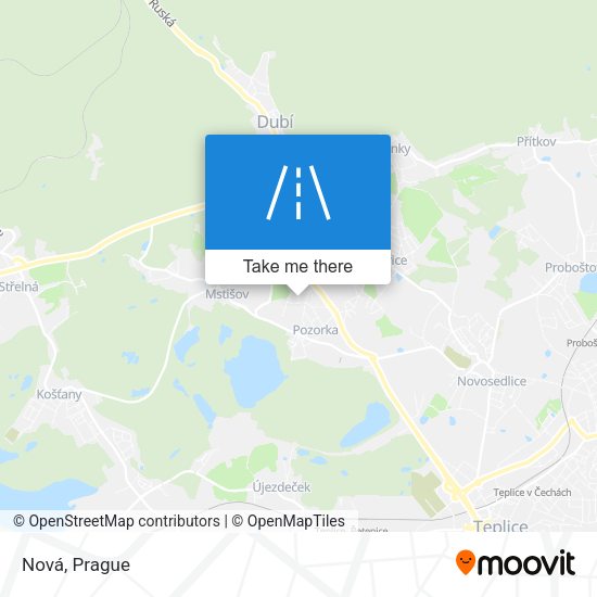 Карта Nová
