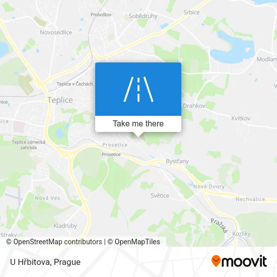 Карта U Hřbitova