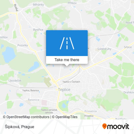Šípková map