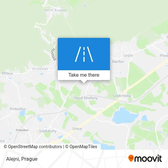 Карта Alejní