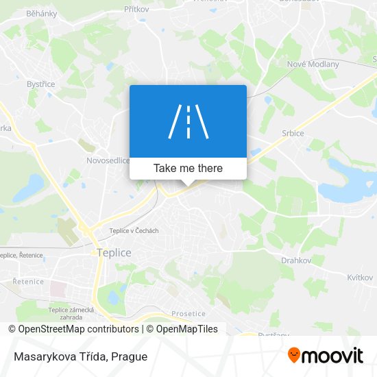 Masarykova Třída map