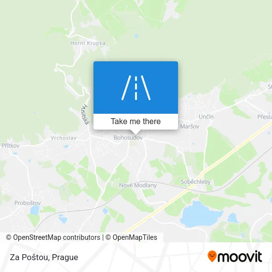 Карта Za Poštou