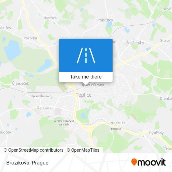 Карта Brožíkova