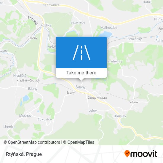 Rtýňská map