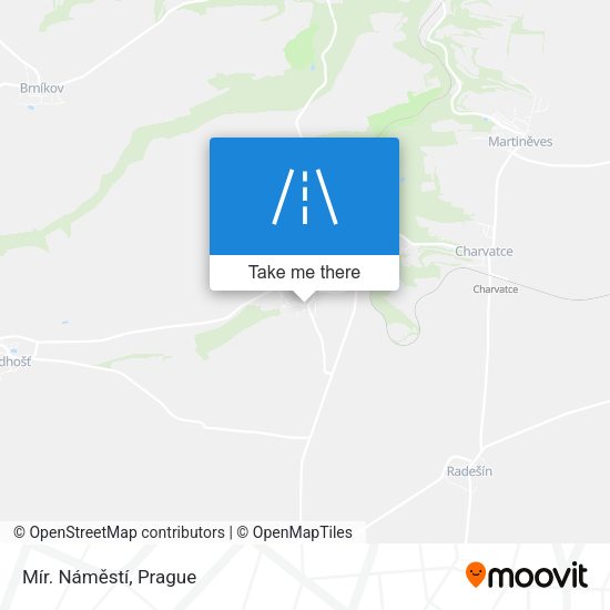 Mír. Náměstí map