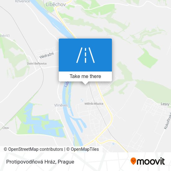 Protipovodňová Hráz map