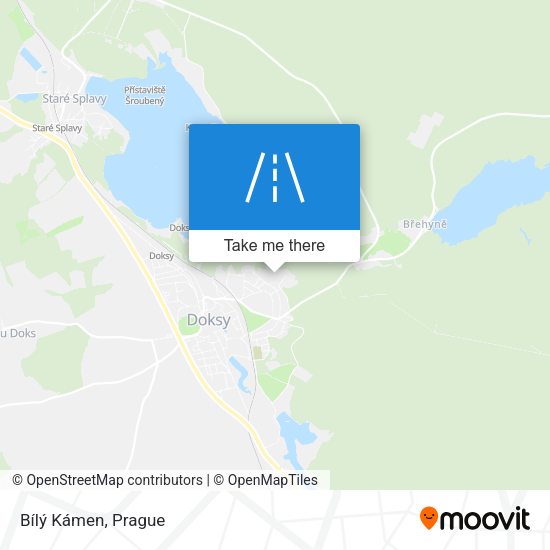 Bílý Kámen map
