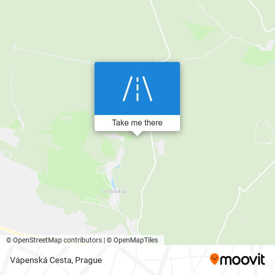Vápenská Cesta map