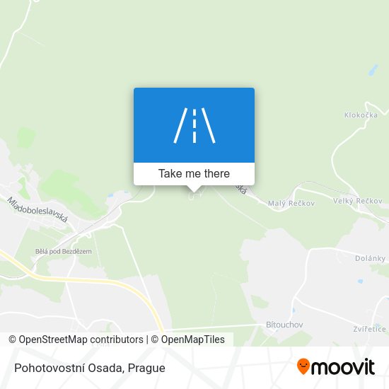 Pohotovostní Osada map