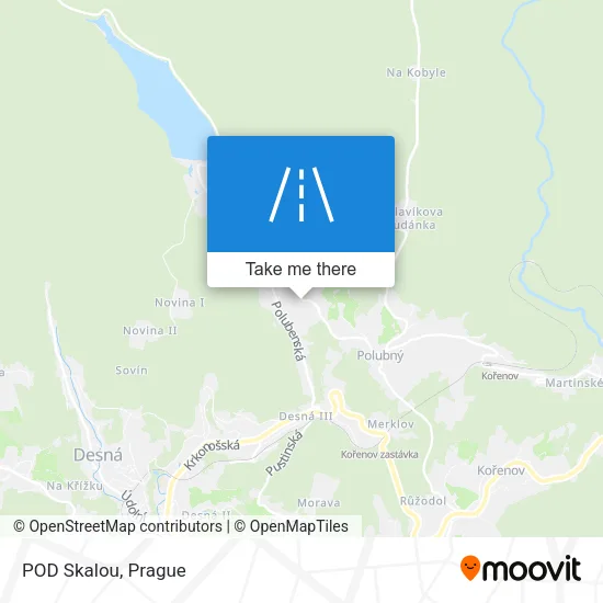 Карта POD Skalou