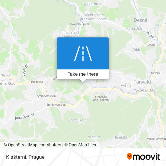 Klášterní map
