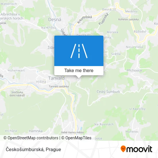 Českošumburská map