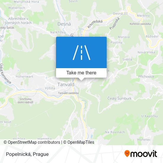 Карта Popelnická