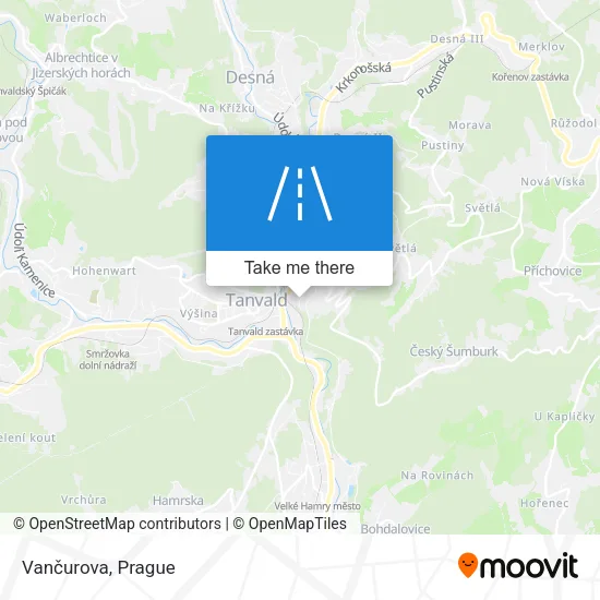 Карта Vančurova