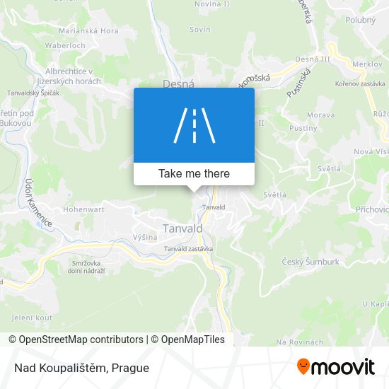 Nad Koupalištěm map