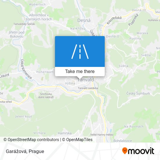 Garážová map