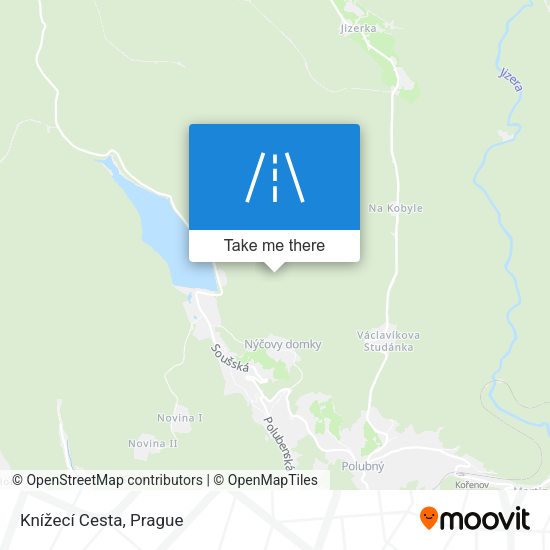 Knížecí Cesta map
