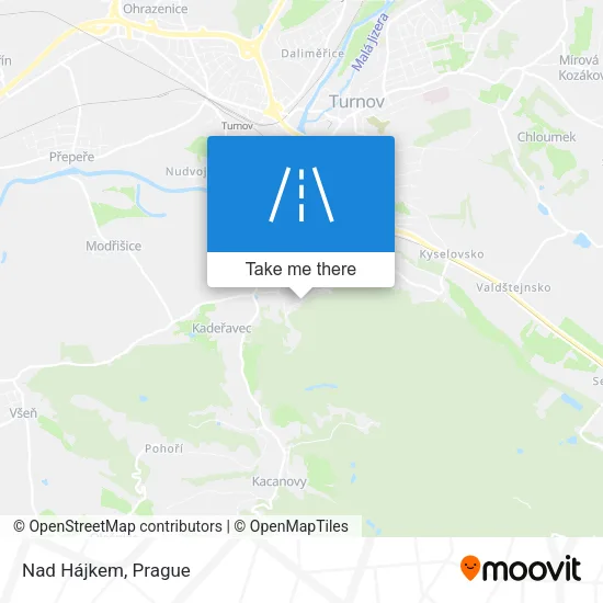 Карта Nad Hájkem