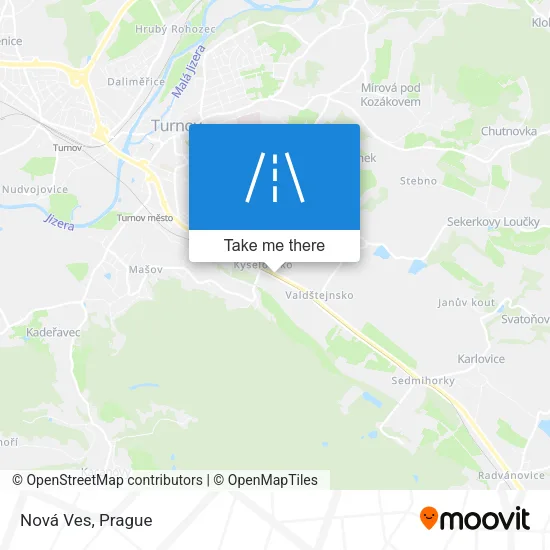 Карта Nová Ves