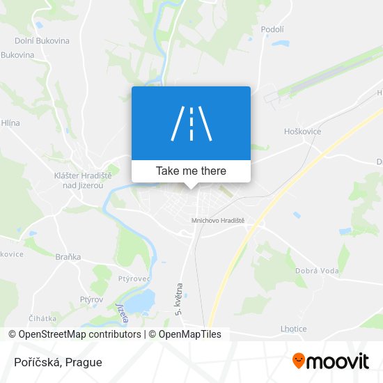 Poříčská map