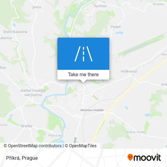 Карта Příkrá