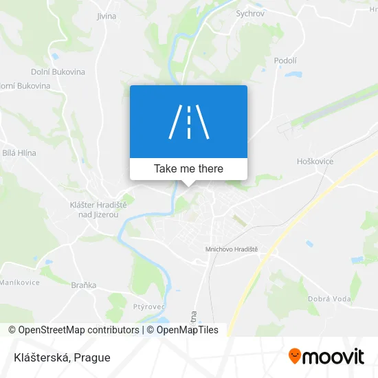 Карта Klášterská