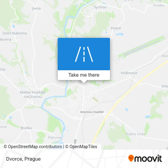 Карта Dvorce