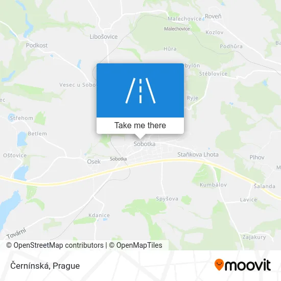 Карта Černínská