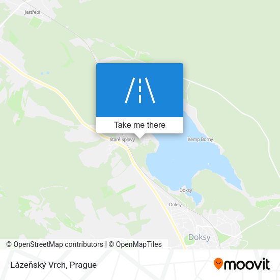 Lázeňský Vrch map